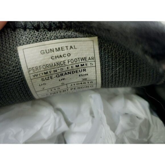 Chaco Womens Grandeur Kendry Gray Slip-On Shoes Size 7 Suede Upper Rugged READ - Picture 10 of 11